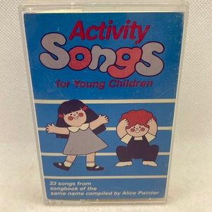 Activity Songs For Young Children Audio Cassette by Alice Painter 1994 Vintage